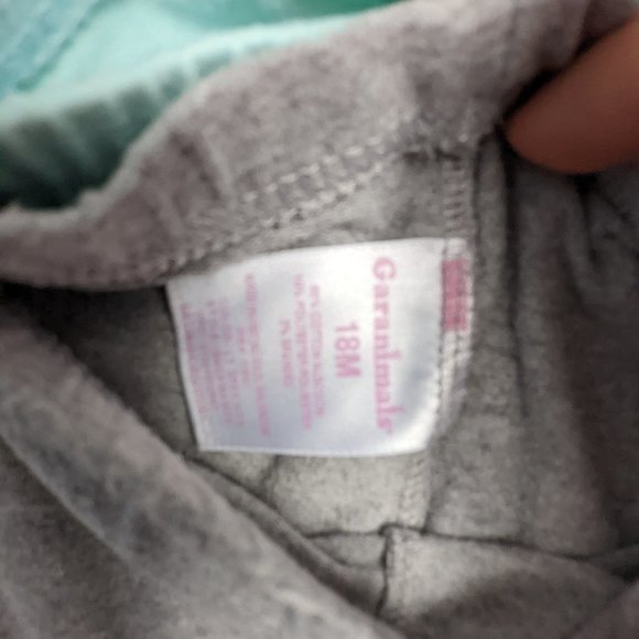 Cat & Jack Ice Castle Long Sleeve T Shirt with 2 Leggings 18m-2T - Picture 5 of 6